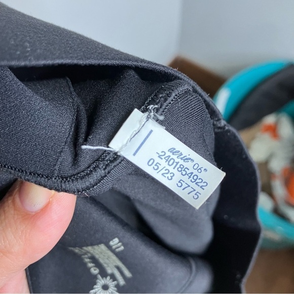 Offline by Aerie black real mextra hi-rise 7/8 leggings long inseam size large - Picture 8 of 8